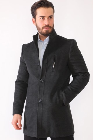 Manteau en laine - Gris