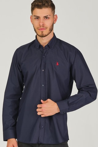 Overhemd - Rood en blauw