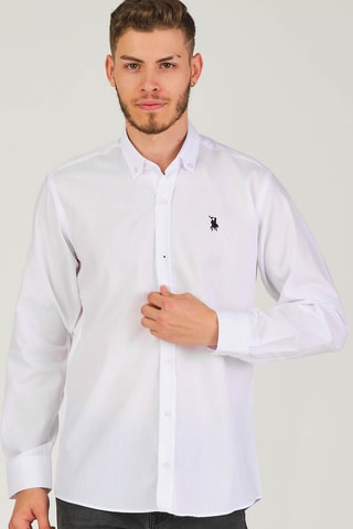 Overhemd - Wit en zwart