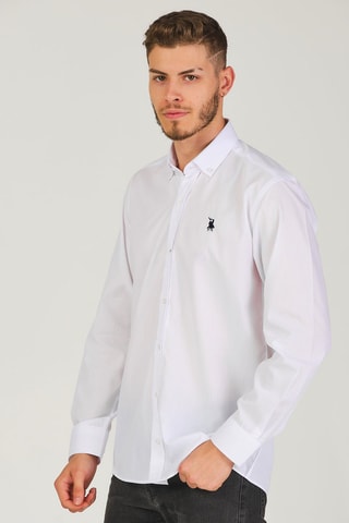 Overhemd - Wit en zwart