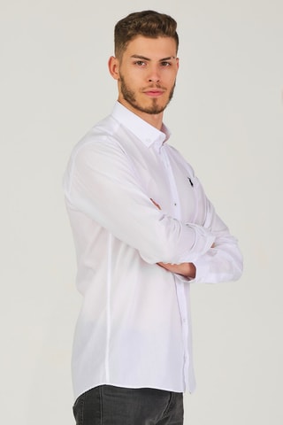 Overhemd - Wit en zwart