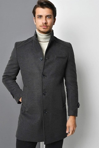 Manteau en laine - Gris