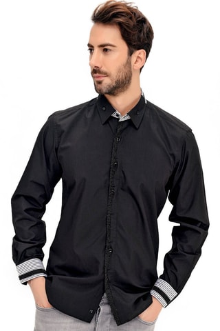 Overhemd - Wit en zwart