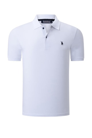 2 Polo's - Wit, zwart en grijs