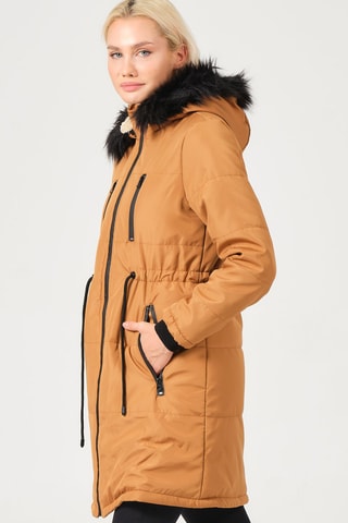 Parka à capuche - Marron