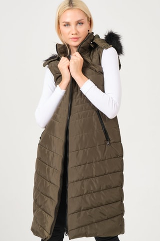 Bodywarmer - Zwart en groen