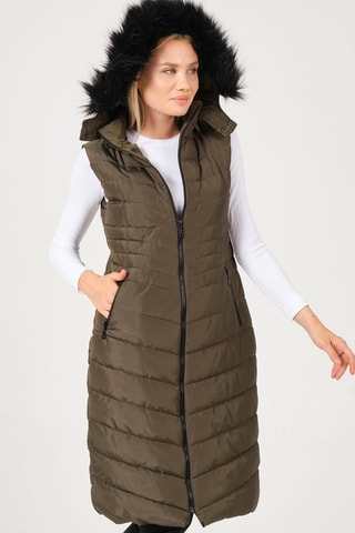 Bodywarmer - Zwart en groen
