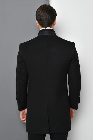 Manteau en laine - Noir