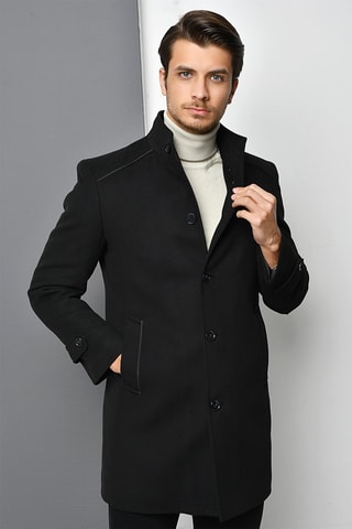 Manteau en laine - Noir