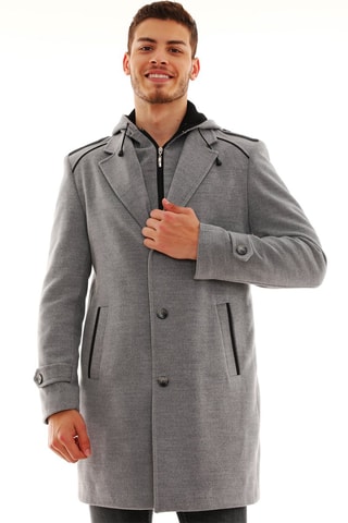Manteau en laine - Gris