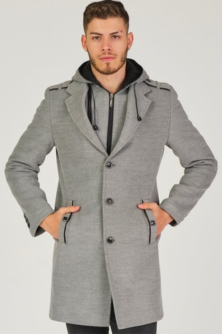 Manteau en laine - Gris