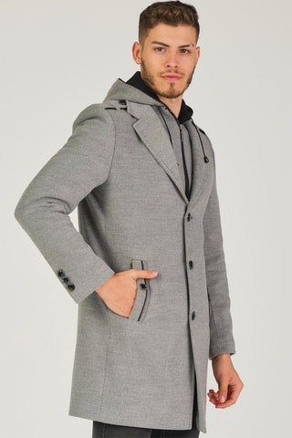 Manteau en laine - Gris