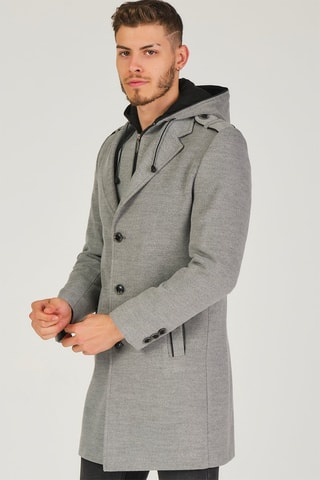 Manteau en laine - Gris