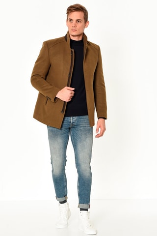 Manteau en laine - Marron