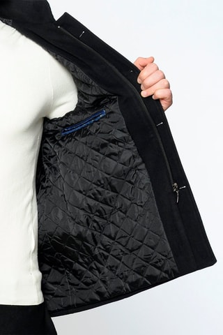 Manteau en laine - Noir