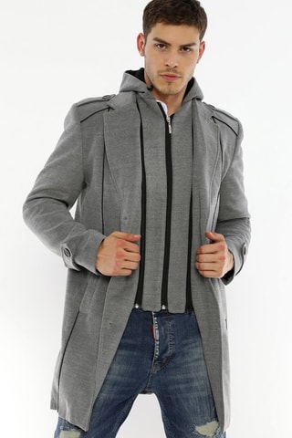 Manteau en laine - Gris