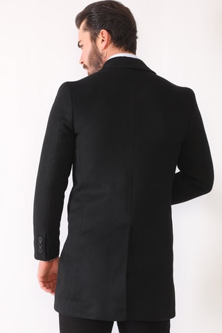 Manteau en laine - Noir