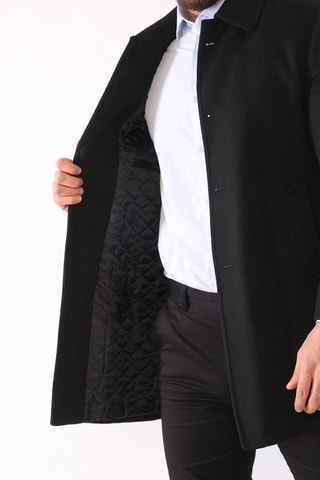 Manteau en laine - Noir