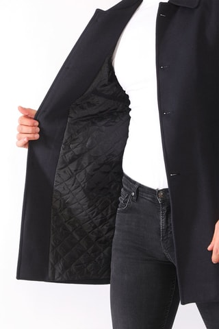 Manteau en laine - Bleu