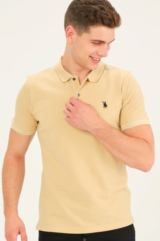 Polo - Zwart en beige