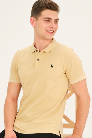 Polo - Zwart en beige