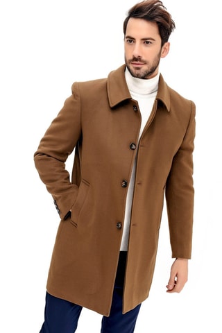 Manteau en laine - Marron