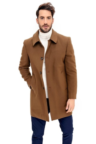 Manteau en laine - Marron