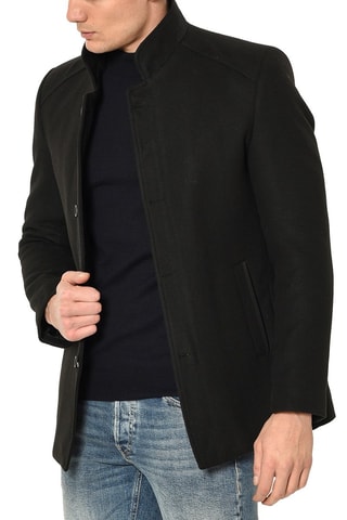 Manteau en laine - Noir