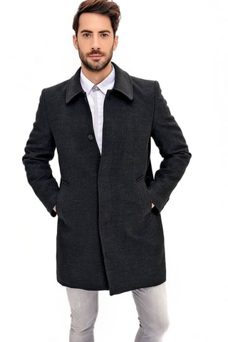 Manteau en laine - Gris