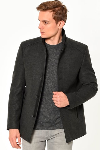 Manteau en laine - Gris
