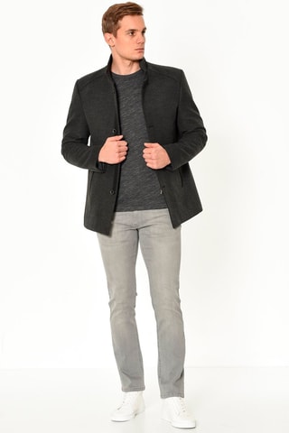 Manteau en laine - Gris