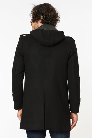 Manteau en laine - Noir