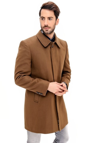 Manteau en laine - Marron
