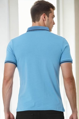 Polo - Zwart en blauw