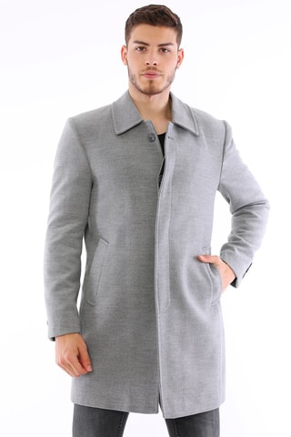 Manteau en laine - Gris