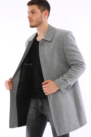 Manteau en laine - Gris