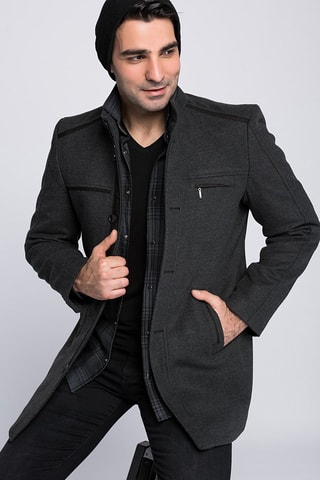 Manteau en laine - Gris
