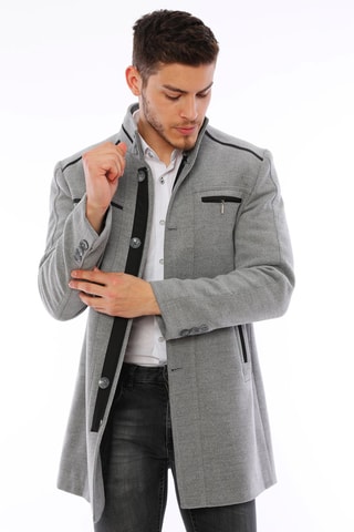 Manteau en laine - Gris