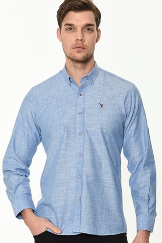 Overhemd Regular Fit - Blauw