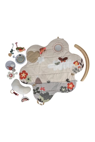 Alfombra de juegos de madera Bianca Sky - Gris - 100 cm - Desde recién nacido