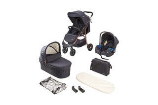Passeggino Style 3 in 1 Air - Nero e dorato
