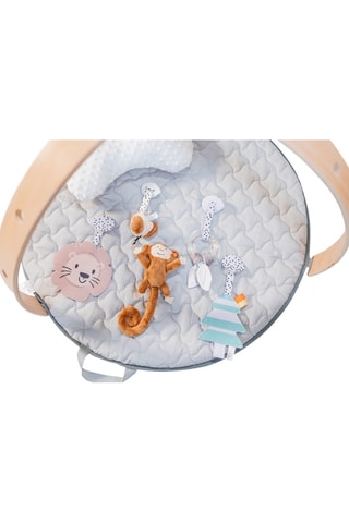 Alfombra de juegos de madera Wood - Gris - 80 cm