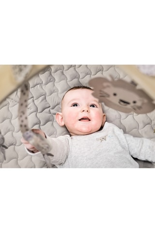 Alfombra de juegos de madera Wood - Gris - 80 cm