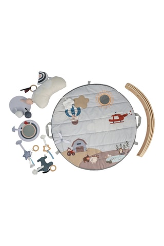 Alfombra de juegos de madera Bianca Sky - Gris - 100 cm - Desde recién nacido