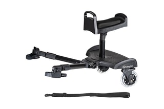 Pedana con ruote e sedile passeggino combinato