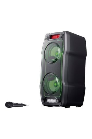 Enceinte karaoké Bluetooth - 180 W - Noir