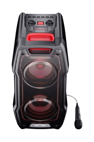 Enceinte karaoké Bluetooth - 180 W - Noir