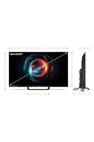 Téléviseur Sharp Android TV Full HD 32FH9EA - 81 cm