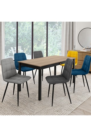 6 cadeiras Linda - 46 x 88 x 55 cm