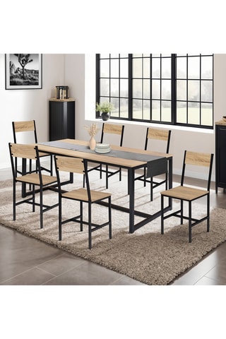 6 cadeiras Memphis - 41 x 85 x 45 cm   